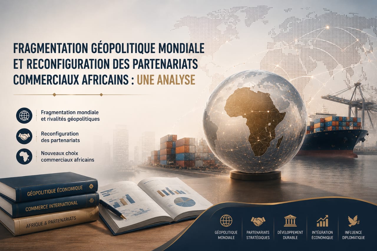 Fragmentation géopolitique mondiale et reconfiguration des partenariats commerciaux africains : une analyse fondée sur un modèle gravitationnel (2010-2021)