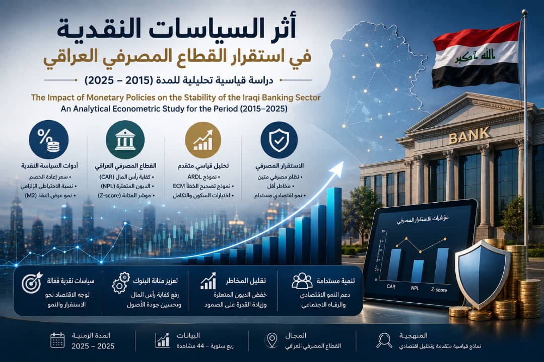 The Impact of Monetary Policies on theStability of the Iraqi Banking SectorAn Analytical Econometric Study for the Period(2015–2025)