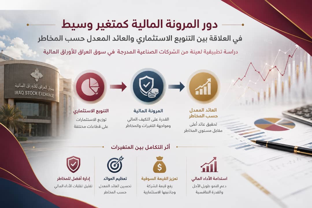 The Role of Financial Flexibility as a Mediating Variable in the Relationship betweenInvestment Diversification and Risk-Adjusted Return: An Applied Study on a Sampleof Industrial Companies Listed in the Iraq Stock Exchange